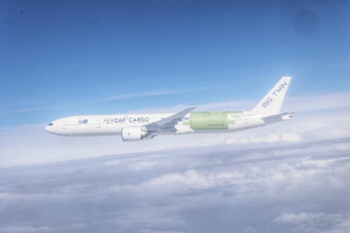 The World’s First Flight Of A Cargo-converted B777-300 ER Successfully ...